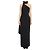 Solace London Demi Maxi Kleid Schwarz