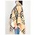 Burberry Double Check wrap de cashmere y lana beige arena - vista 3