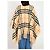 Burberry Double Check wrap de cashmere y lana beige arena - vista 4