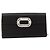 Pochette Envelope Roger Vivier Nera in Raso Nero