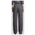 Sutton New York Light stretch canvas pants in anthracite grey - view 3