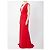 Abito maxi Althea rosso Solace London - vista 2
