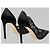 Jimmy Choo Brigitte 100 Pumps aus Spitze und Satin Schwarz - Ansicht 3
