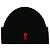 Ami Paris Black Ami de Coeur Beanie Schwarz
