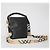 Burberry mala bucket Mini B Clip Preto - vista 2