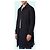 Lardini Single-breasted virgin wool and cashmere coat Black - view 3