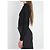 Camisola preta de viscose com franjas Attico Preto - vista 3