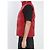 Gilet imbottito Moncler Sparky in nylon rosso - vista 3