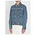Valentino Garavani Veste en denim brodée de perles Bleu - vue 2