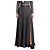 Sutton New York Saia maxi plissada antracite