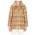 Herno Plumífero ligero con cuello de ecofur Beige