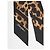 Dolce & Gabbana Bandeau de sarga de seda con estampado de leopardo Castaño - vista 2