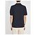 Polo Roberto Collina in piqué di lino blu navy - vista 4