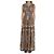 Zimmermann Vestido maxi com cintura marcada Mahon Azul