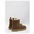 Fendi FF motif brown suede afterski boots - view 3