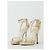 Jimmy Choo Moza 120 Plateau-Sandalen Silber - Ansicht 2