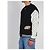 Cardigã Varsity Off White Preto Algodão - vista 2