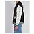 Cardigã Varsity Off White Preto Algodão - vista 3