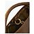 Borsa a secchiello Burberry B Clip in pelle marrone - vista 4