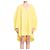 Vestido midi Paysan Jacquemus amarillo de algodón