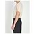 Maison Martin Margiela T-shirt em algodão numeric Bege - vista 3