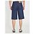 Ami Paris Bermuda en denim ample Bleu - vue 4