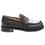 Mocassins Sirene Mach & Mach em pele preta com pérolas Preto
