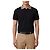 Burberry Polo de algodão com gola xadrez Preto