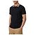 Burberry Polo de algodão com gola xadrez Preto - vista 2