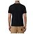 Burberry Polo de algodão com gola xadrez Preto - vista 3