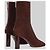 Paris Texas Botas de cano curto Alice Chocolate 85 Marrom - vista 3