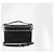 Valentino Garavani Grained calfskin small Rockstud crossbody bag Black - view 3