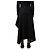Burberry Gonna trench midi asimmetrica Nero - vista 3