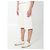Ami Paris Lockere Twill-Bermuda-Shorts Weiß - Ansicht 2