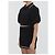 Alexander Wang Polo cropped in cotone Nero - vista 2