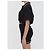 Alexander Wang Polo cropped in cotone Nero - vista 3