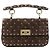 Valentino Garavani mala de ombro Small Rockstud Spike Marrom