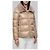 Herno Ultraleichte Nylonjacke mit Pelzkragen Braun - Ansicht 2