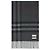 Sciarpa Burberry Check in cashmere grigia Grigio - vista 2