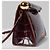 Jacquemus Borsa Rond Carré bordeaux scuro Bordò - vista 2