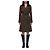Burberry Gabardina larga Pembury de gabardina Castaño
