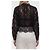 Self portrait Blusa in pizzo a collo alto Nero - vista 2
