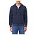 Roberto Collina Sweatshirt zippé en laine mérinos bleu marine