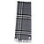 Écharpe Burberry Check en cachemire gris