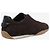 Tod's Baskets en daim marron Moor - vue 3