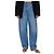 Jacquemus Vaqueros de talle alto pierna barrel Azul