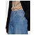 Jacquemus Vaqueros de talle alto pierna barrel Azul - vista 3
