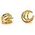 Panconesi Conjunto de brincos Orbit Helix Ear Cuff Dourado