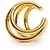 Panconesi Conjunto de brincos Orbit Helix Ear Cuff Dourado - vista 2