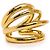Panconesi Conjunto de brincos Orbit Helix Ear Cuff Dourado - vista 3